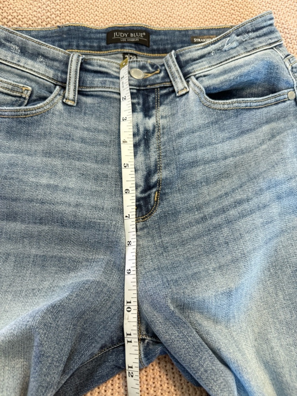 Judy Blue High Rise Straight Leg Light Wash Women’s Jeans 28 - Picture 10 of 12